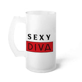 Sexy Diva Digital Printed Beer Mug Gift for Girlfriend